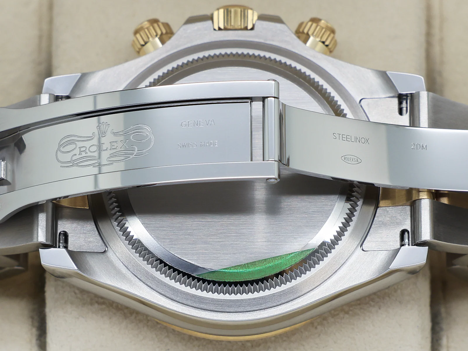 Rolex Daytona 126503 40mm Yellow Gold & Stainless Steel White Dial – Unworn 2026 Full Set 2 Rolex Daytona 126503 wrist shot