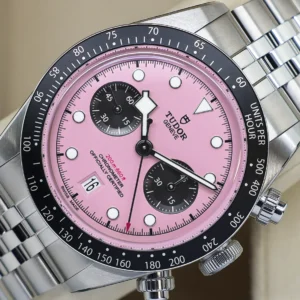 Tudor Black Bay Chrono 79360N angled dial