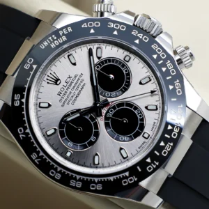 Rolex Daytona 116519LN Ghost grey dial front view