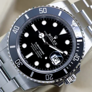 Rolex Submariner 126610LN angled dial view