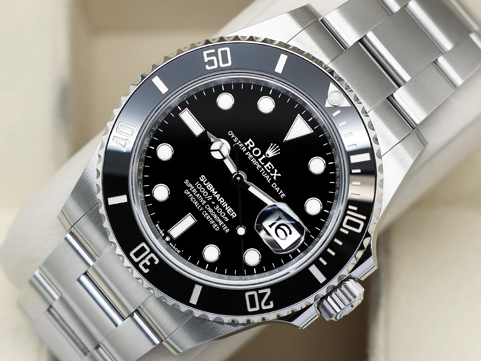Rolex Submariner 126610LN Angle View Rolex Submariner 126610LN Angle View