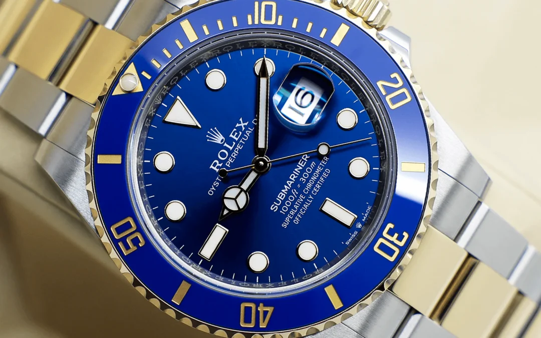 Rolex Submariner 126613LB Bluesy blue dial front view