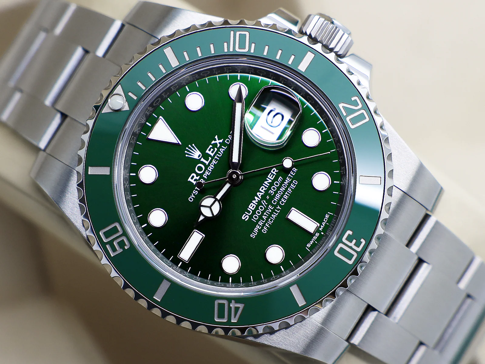 Rolex Submariner Oyster Bracelet Rolex Submariner Hulk oyster bracelet