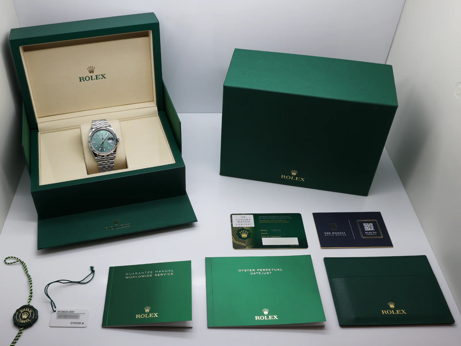 Rolex Datejust 126234 angled view
