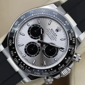 Rolex Daytona white gold case side