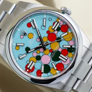 Rolex Oyster Perpetual Celebration Dial 124300 front view