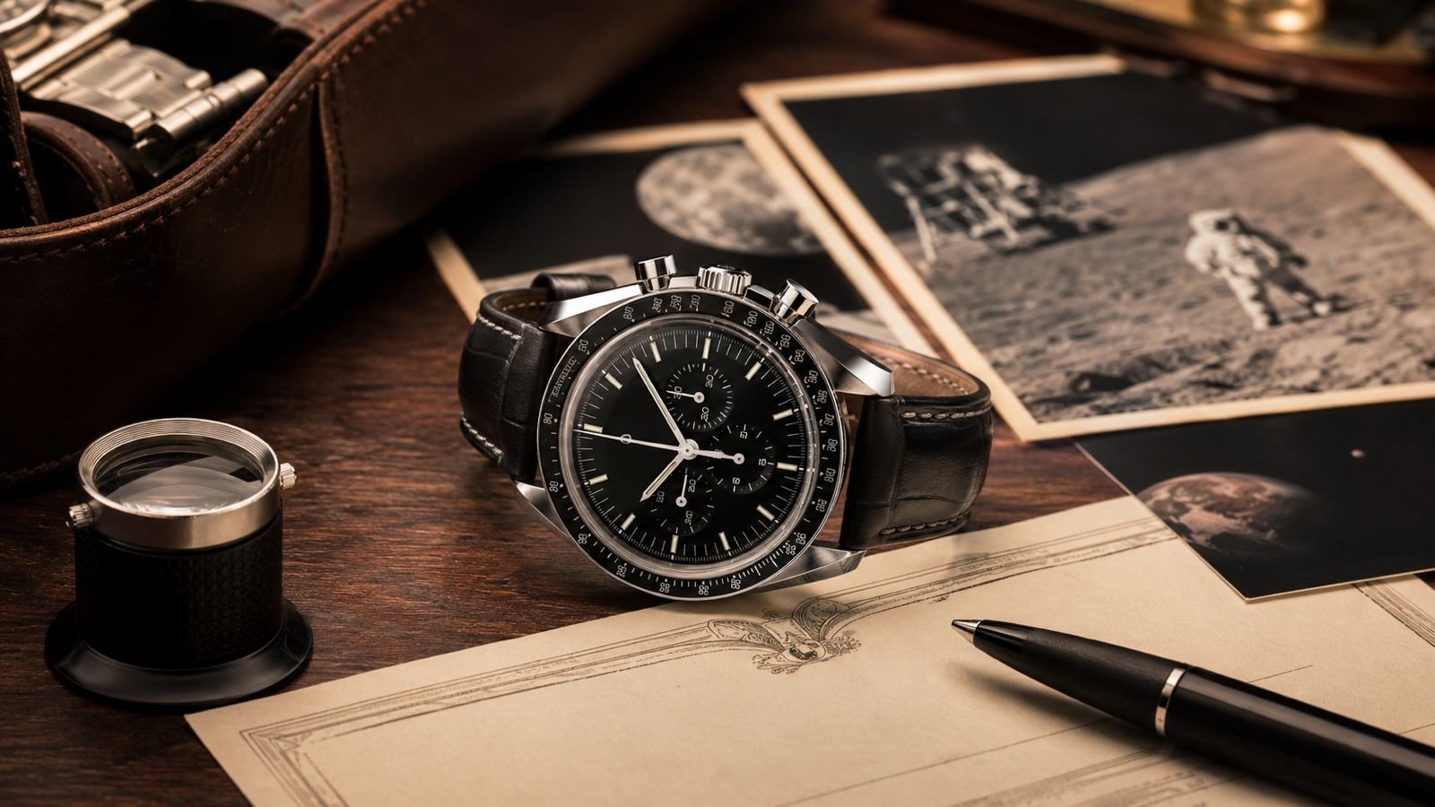Omega Speedmaster buying guide with Moonwatch chronograph on a luxury