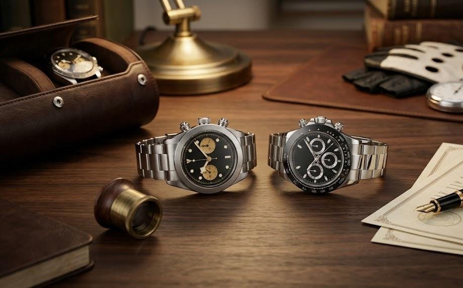 Tudor Black Bay Chrono vs Rolex Daytona luxury chronograph comparison
